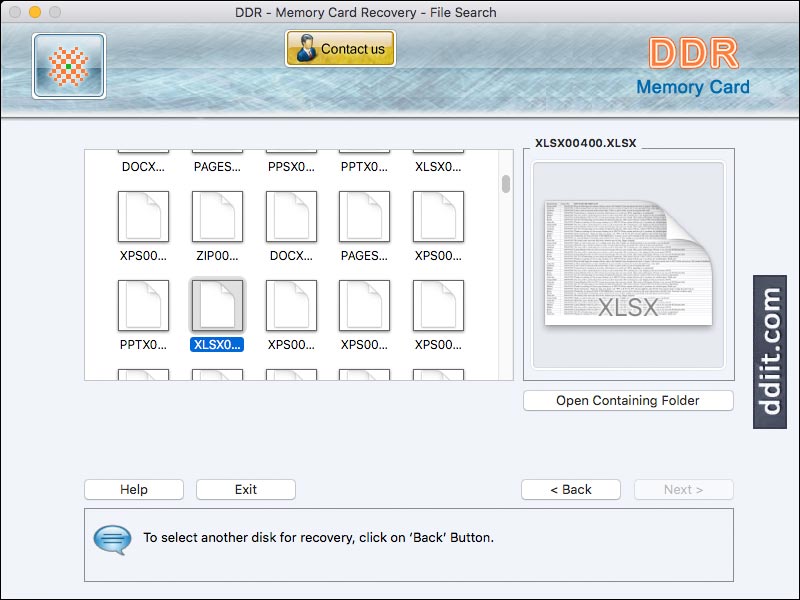 Screenshot of Restore OSX