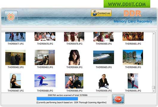 Memory Stick Files Recovery screenshot