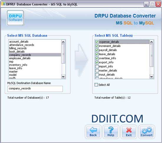 Database Conversion Software