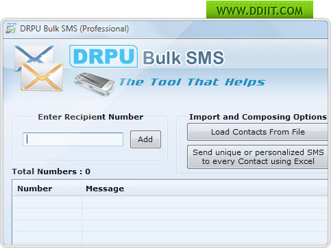 Bulk SMS - Mobile text messaging software Screenshot