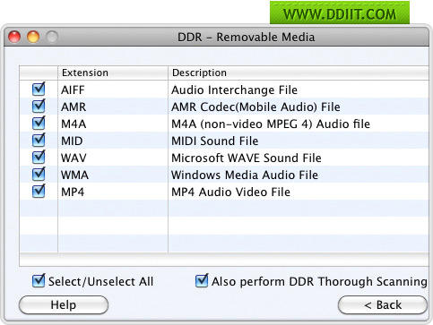 Recover files Mac USB media