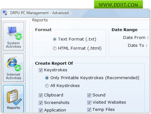 Advance Keylogger Software