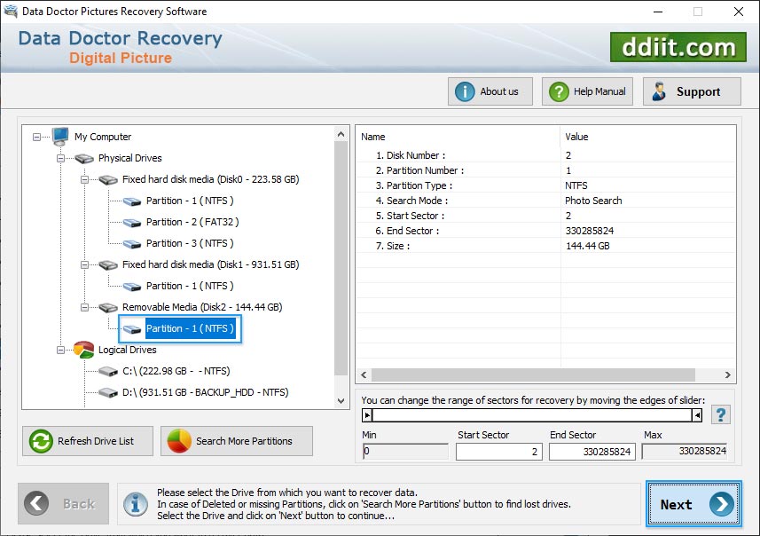Digital Picture Recovery Software