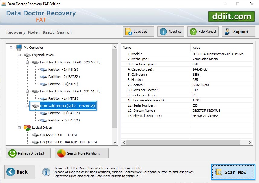 FAT Data Recovery software