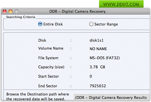 Mac Digital Camera Data Recovery software