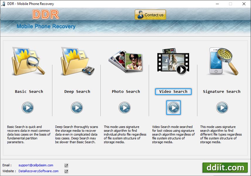 DDR Mobile Phone Data Recovery