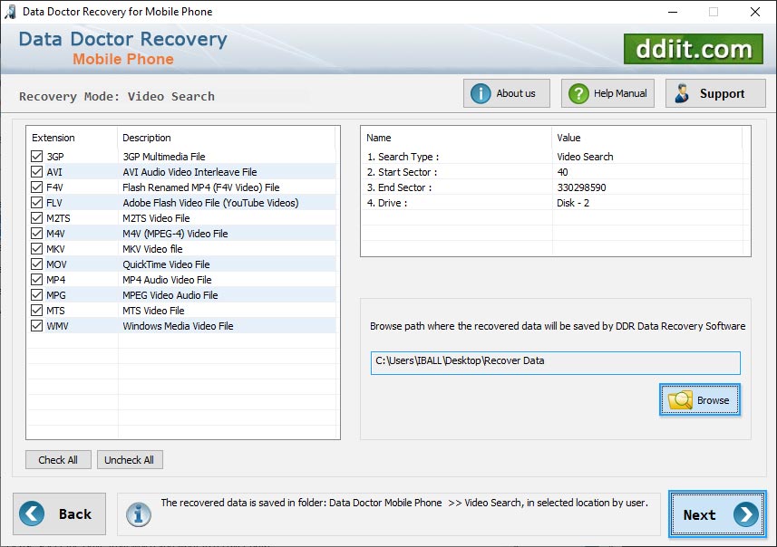 DDR Mobile Phone Data Recovery