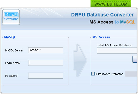 MS Access to MySQL database converter software