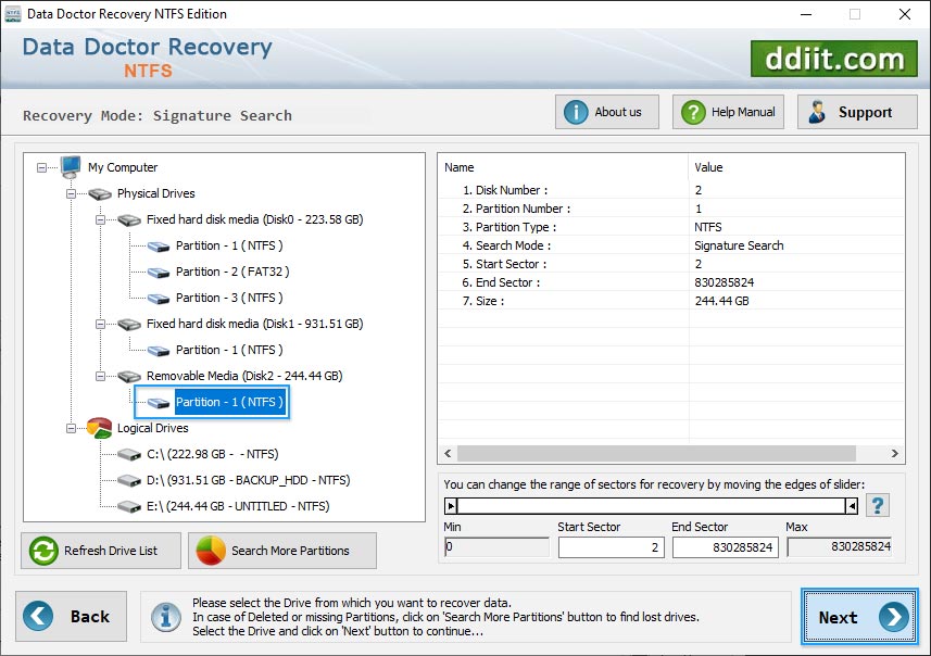 NTFS Data Recovery Software