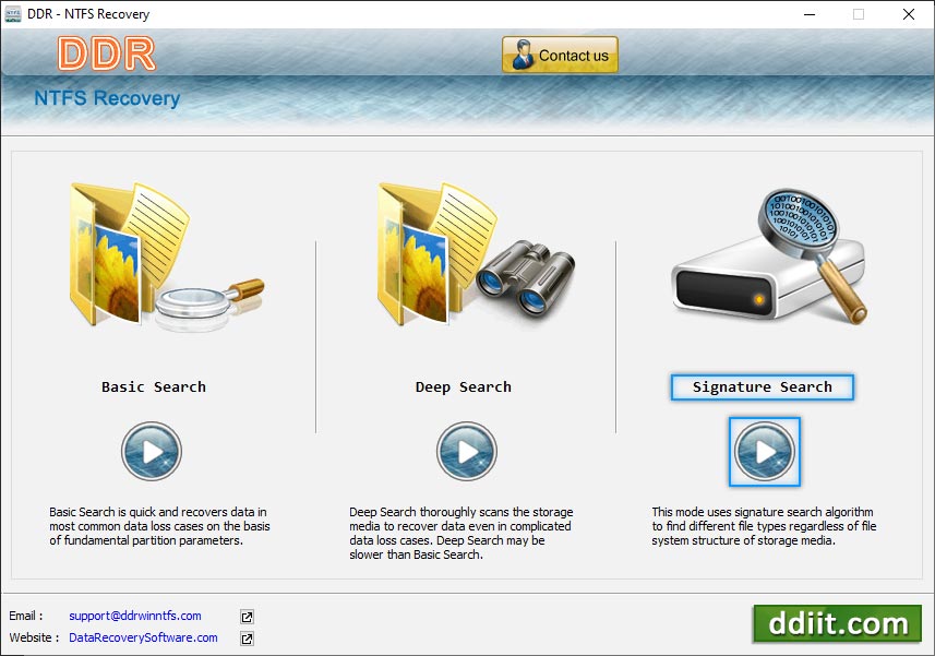 File retrieval program for NTFS file system