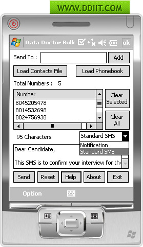 Pocket PC Mobile Text Messaging software