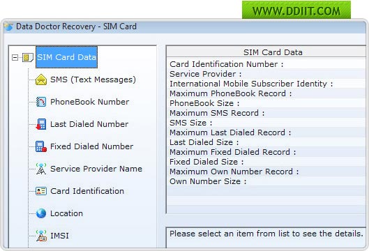 Sim Card Data Recovery software