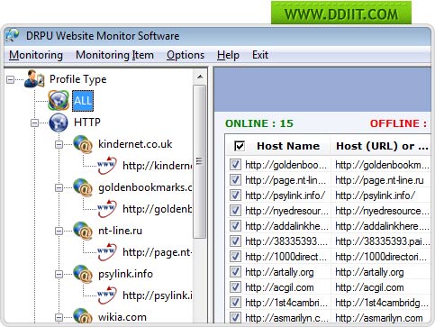 Website Monitoring Tool